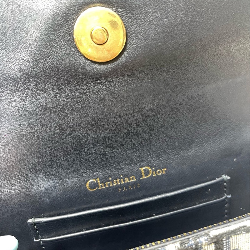 Dior迪奧老花帆布腰包-7