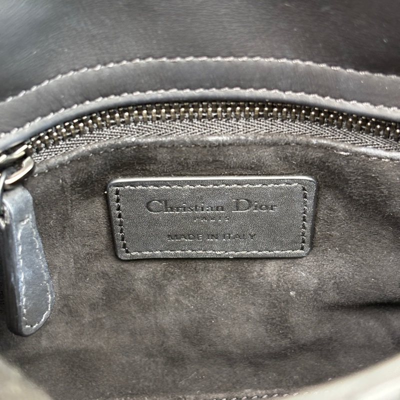 Dior 迪奥 戴妃三格磨砂黑 尺碼17x7x14。-7