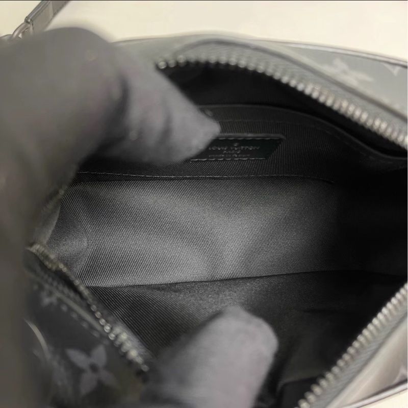 Louis Vuitton Mini Soft Trunk黑花盒子包 芯片款 尺寸18×13-17