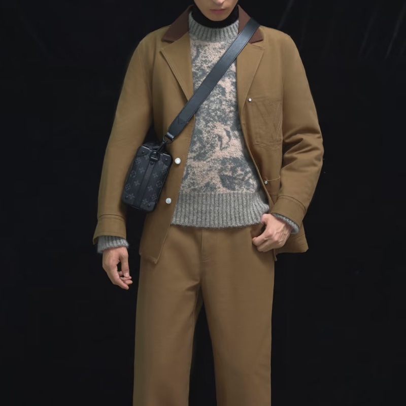 Louis Vuitton Mini Soft Trunk黑花盒子包 芯片款 尺寸18×13-40