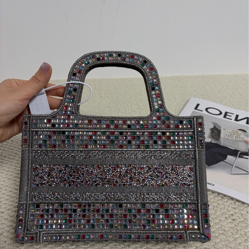 Dior迪奧mini彩鑽托特包-3