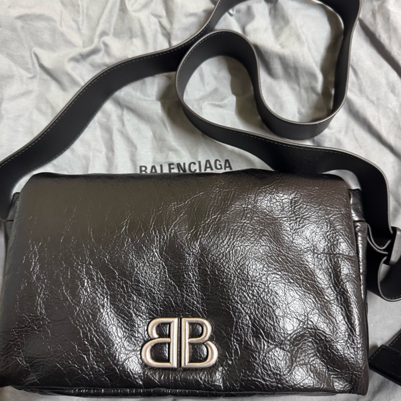 巴黎世家Balenciaga Monaco Bag 郵差包 斜背包 男女皆可用-0