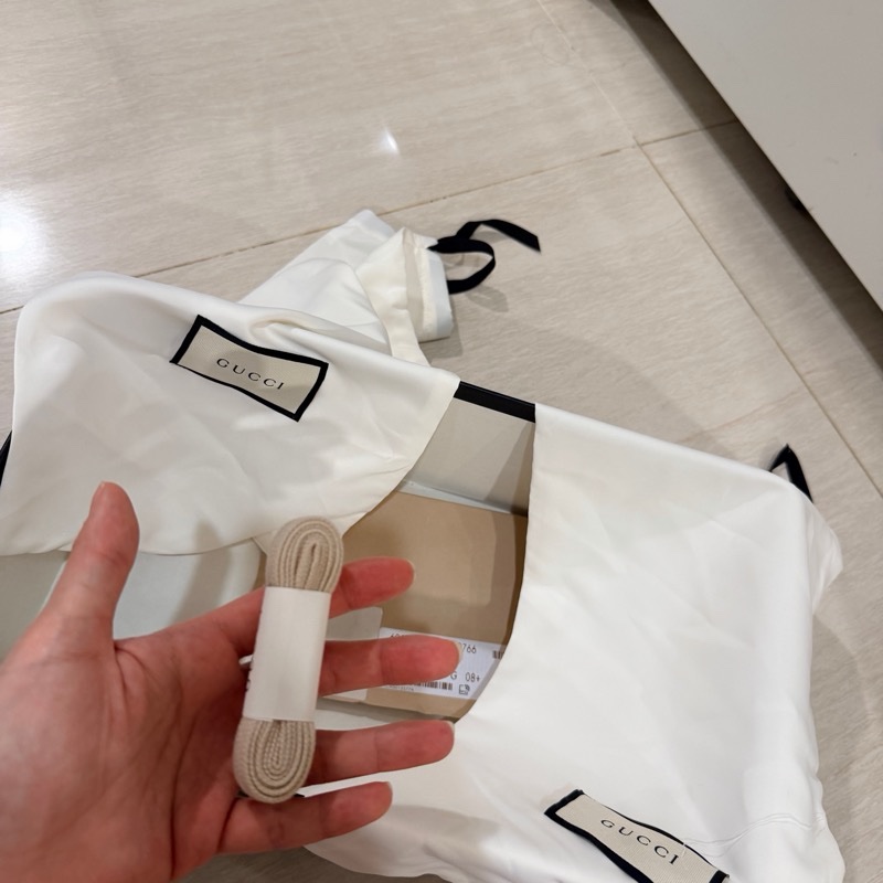 🔥【專櫃正品Gucci帆布鞋EU42.5】  男女皆可穿Gucci Men’s GG Tennis 1977 Sneake 全新正品保證-15