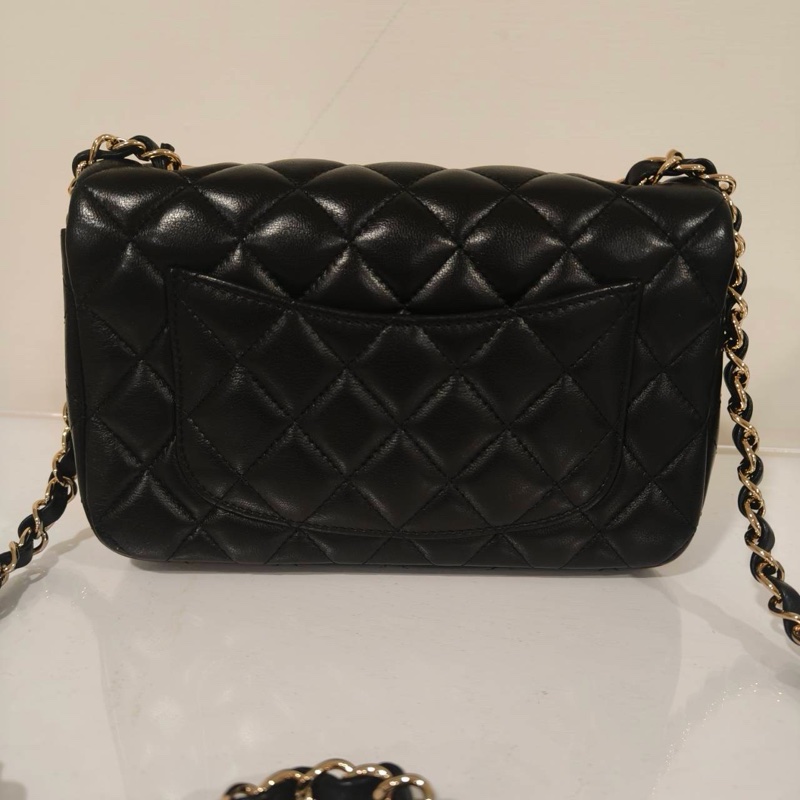 🈶購證 #閒置帶膜 #全配🉑送禮 香奈兒Cf20淡金扣口蓋包 櫃上漲近2️⃣0️⃣萬-11