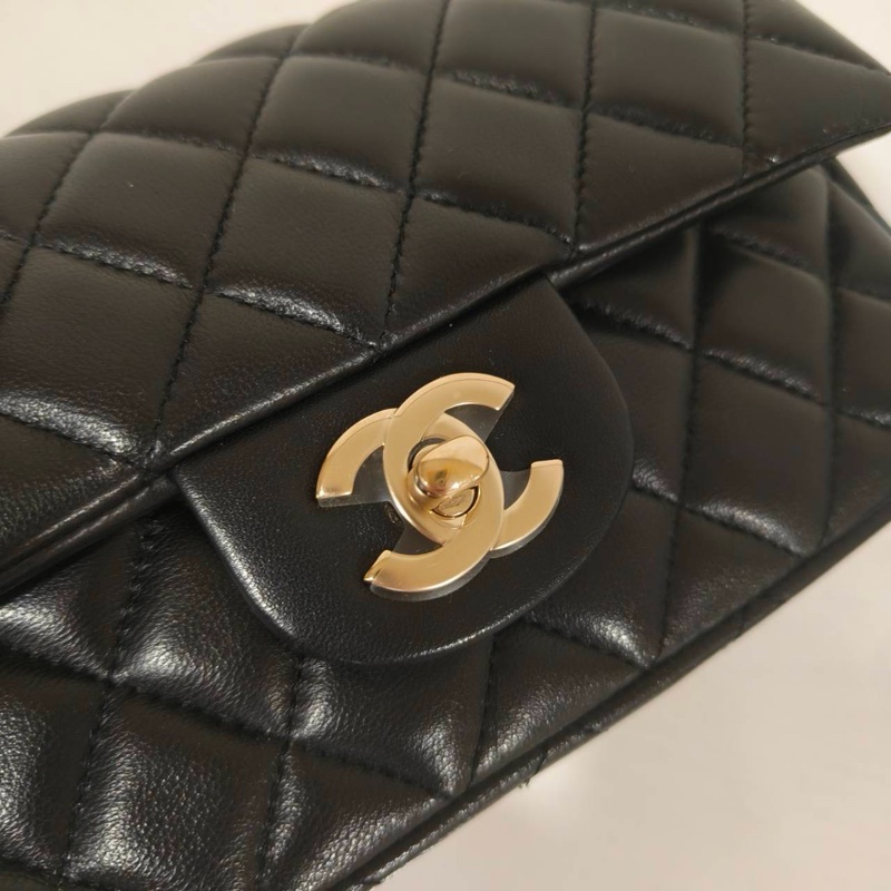 🈶購證 #閒置帶膜 #全配🉑送禮 香奈兒Cf20淡金扣口蓋包 櫃上漲近2️⃣0️⃣萬-13