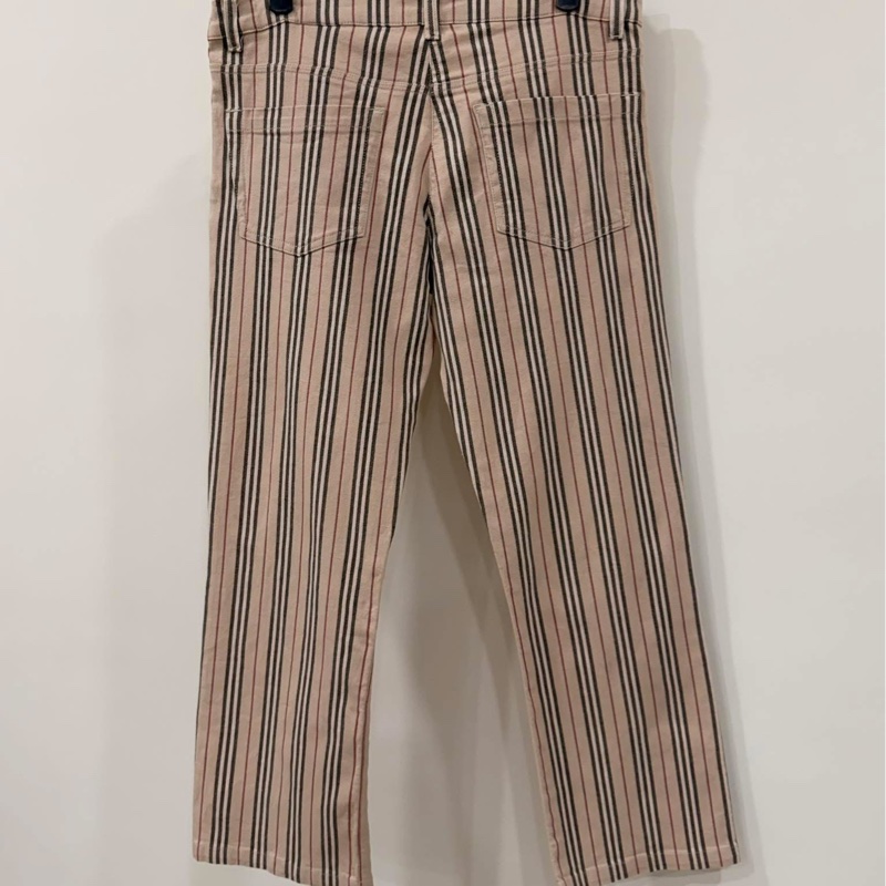 BURBERRY 倫敦 直條經典彈性長褲-3