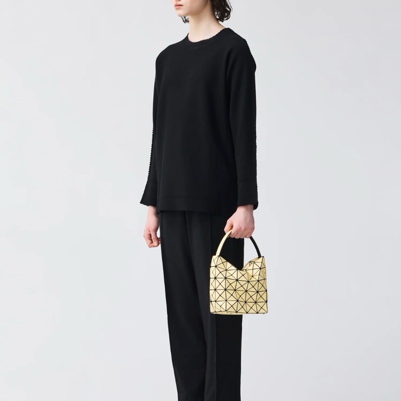 Issey Miyake 三宅一生 BaoBao 小號 valley 霧面黑 hobo包-7
