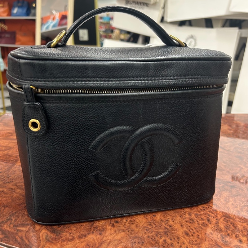 Chanel vintage vanity case 化妝包-3