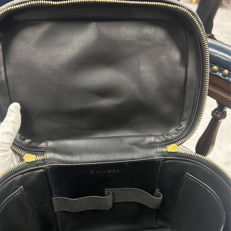 Chanel vintage vanity case 化妝包-13