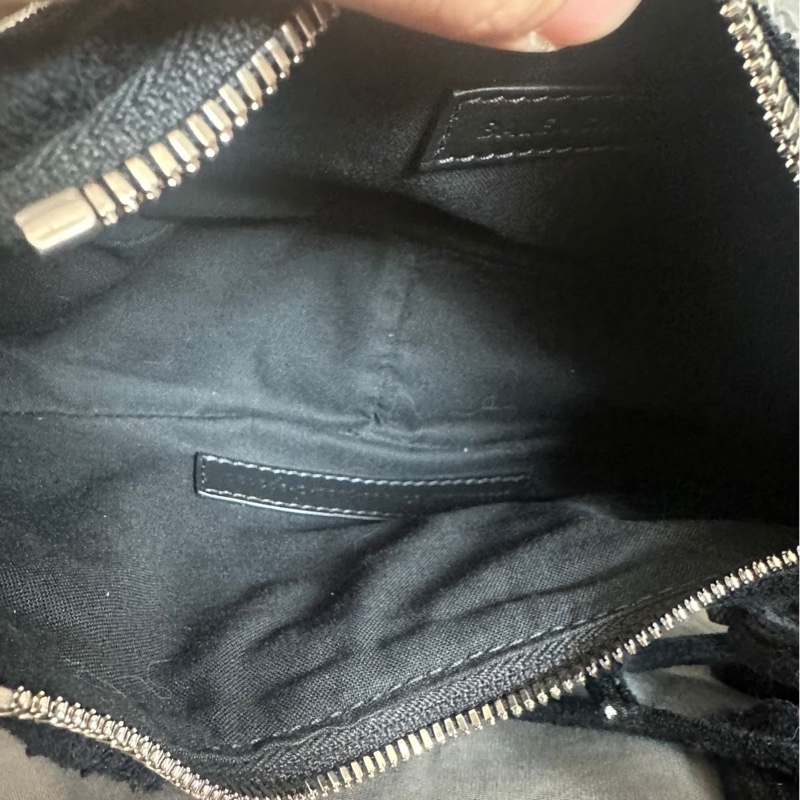 巴黎世家 斜挎包 側背包 黑色 毛巾質地 肩背包 斜挎包 相機包 機車包 黑色毛巾質地Balenciaga le cagole black bag-15