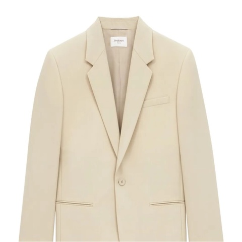 Saint Laurent YSL light beige blazer jacket 西裝外套