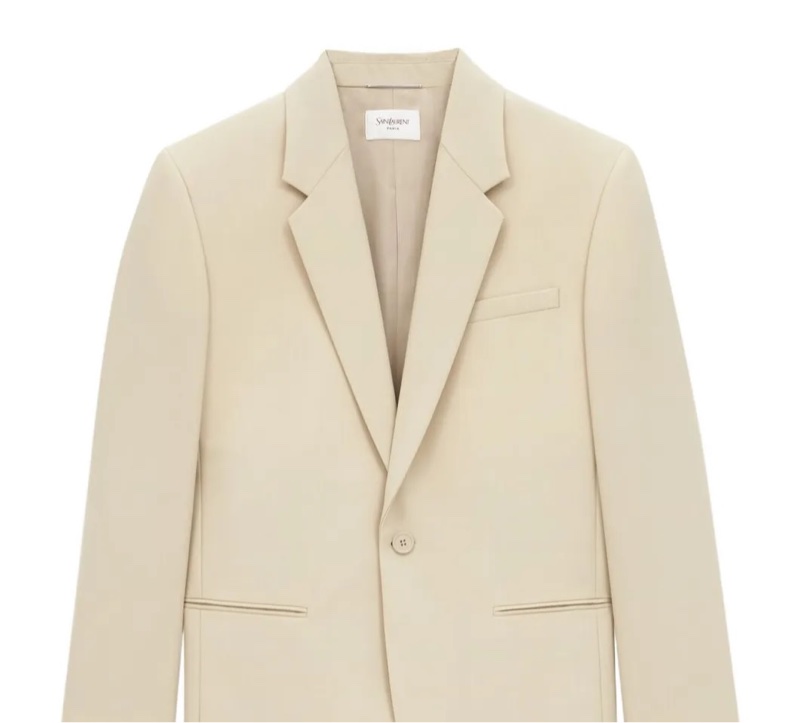 Saint Laurent YSL light beige blazer jacket 西裝外套-0