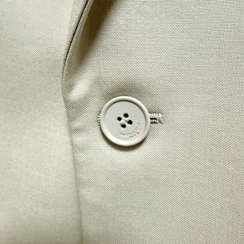 Saint Laurent YSL light beige blazer jacket 西裝外套-3