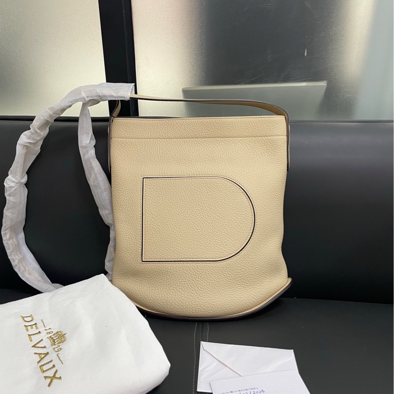 Delvaux Pin Daily 沙丘色 閒置未使用-5