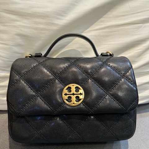 TB Willa 菱格紋手提斜背包