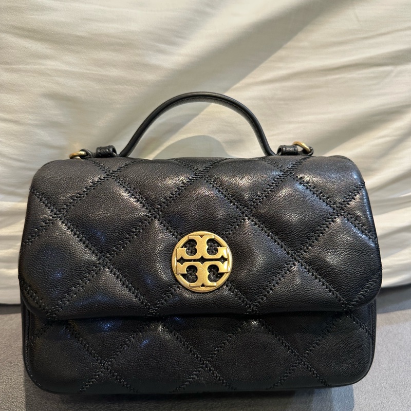 TB Willa 菱格紋手提斜背包-0