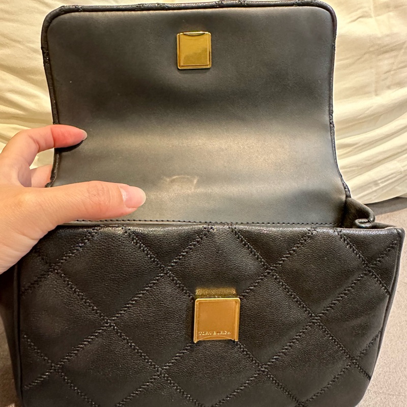 TB Willa 菱格紋手提斜背包-4