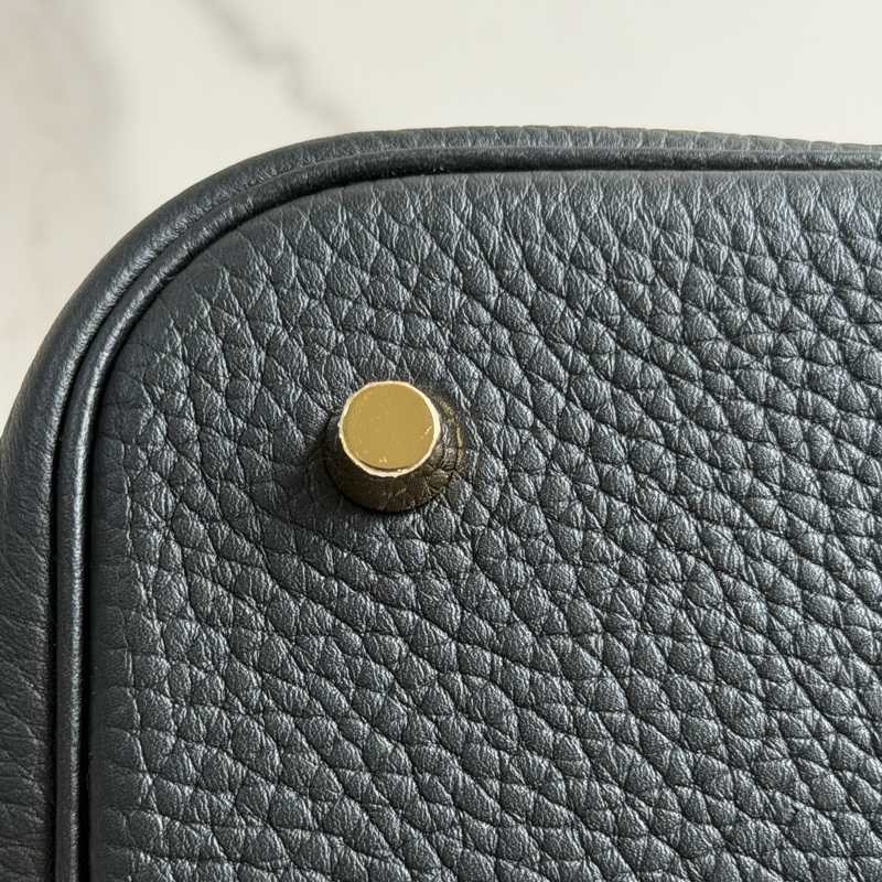 （全新品）愛馬仕 Picotin 22 黑金-8