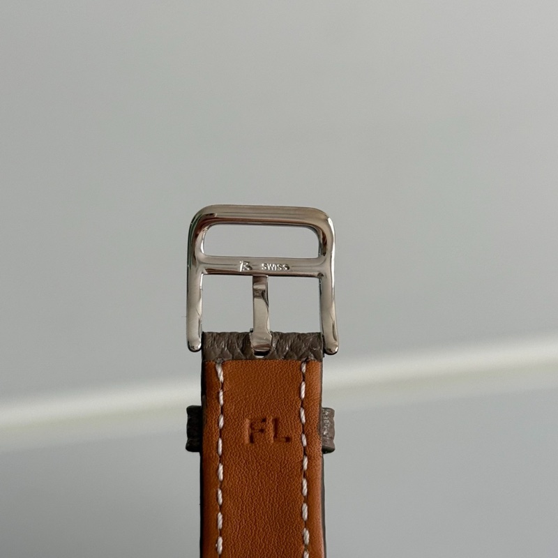 【長期主義✨可以帶一輩子❤️】愛馬仕 Hermes H HOUR HH1.210.石英 不鏽鋼 後鑲鑽-7