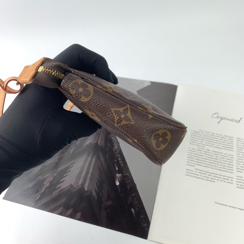 LV大麻將包 有皮革短背帶/金屬長鏈條-2