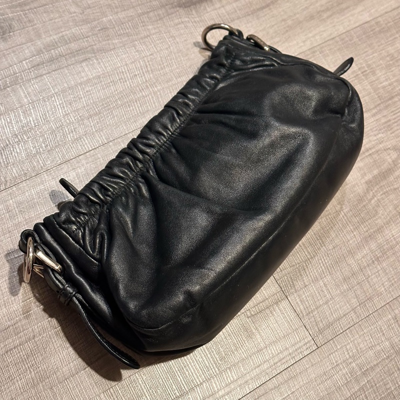 二手真品公司貨PRADA/肩背包/小羊皮/BR3927-1