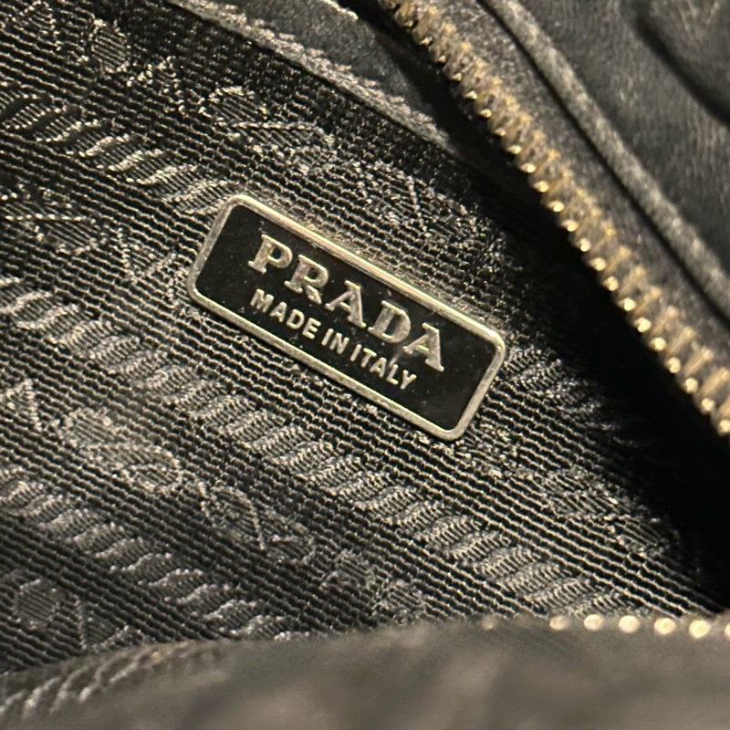 二手真品公司貨PRADA/肩背包/小羊皮/BR3927-2
