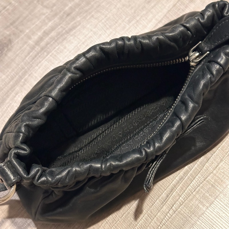 二手真品公司貨PRADA/肩背包/小羊皮/BR3927-5