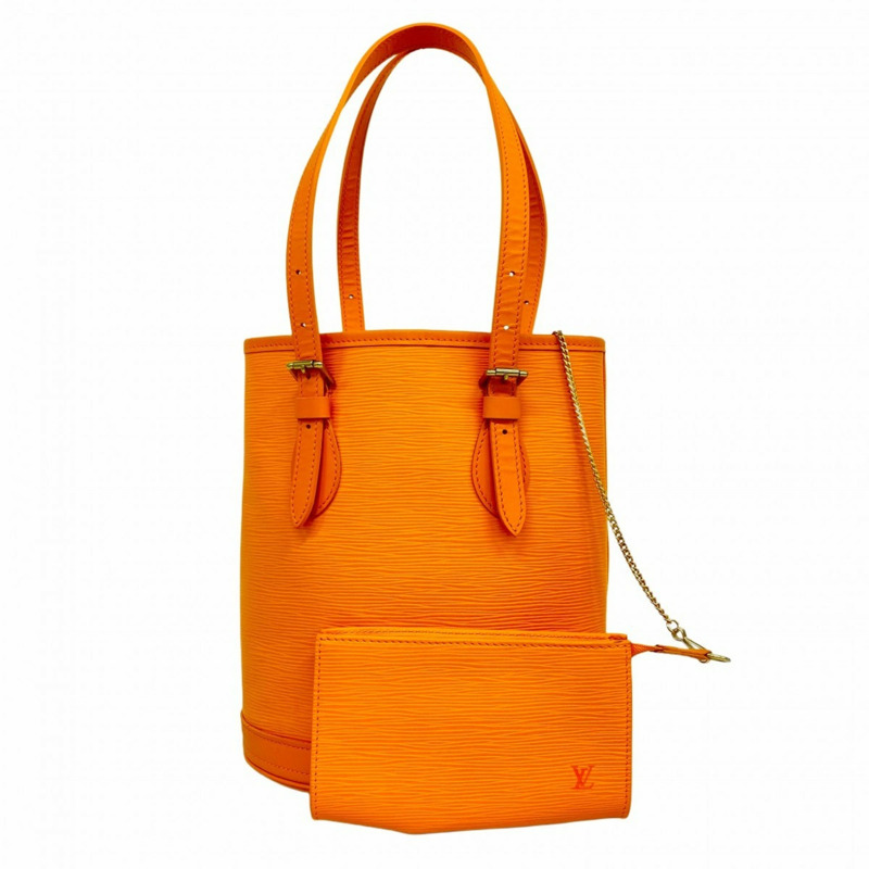 路易威登 Epi 水桶包 PM 手袋 M5899H 中式橘色（女）-0