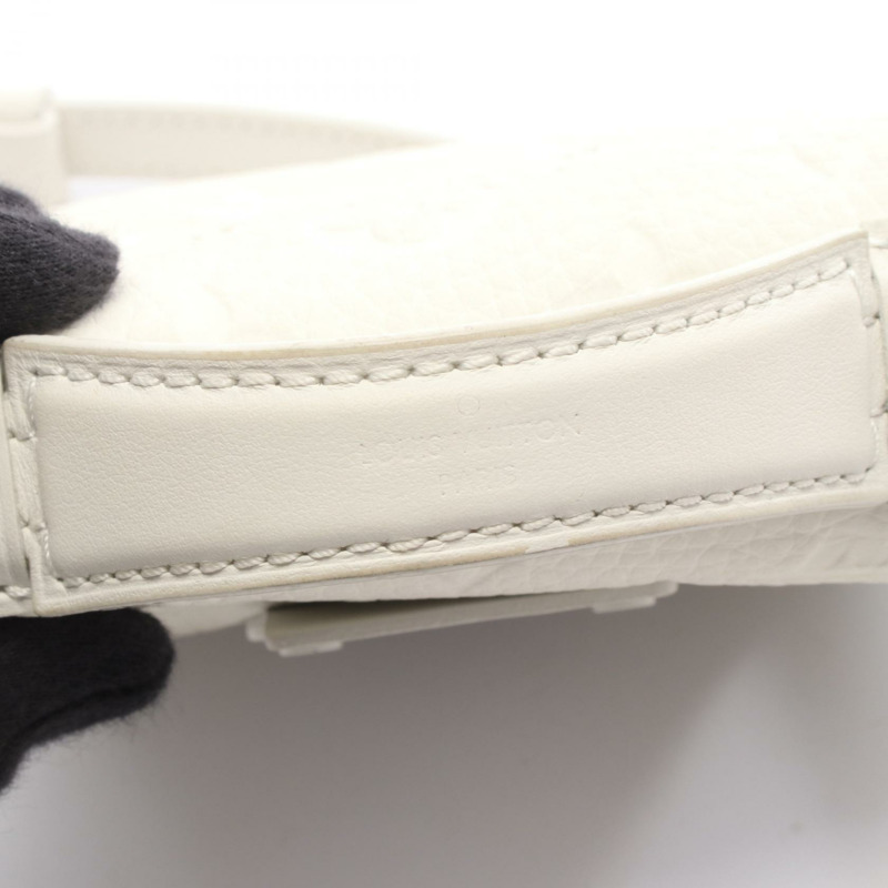 路易威登 Pico S-Lock 斜挎包 M83163 Taurillon 皮革 白色二手-5