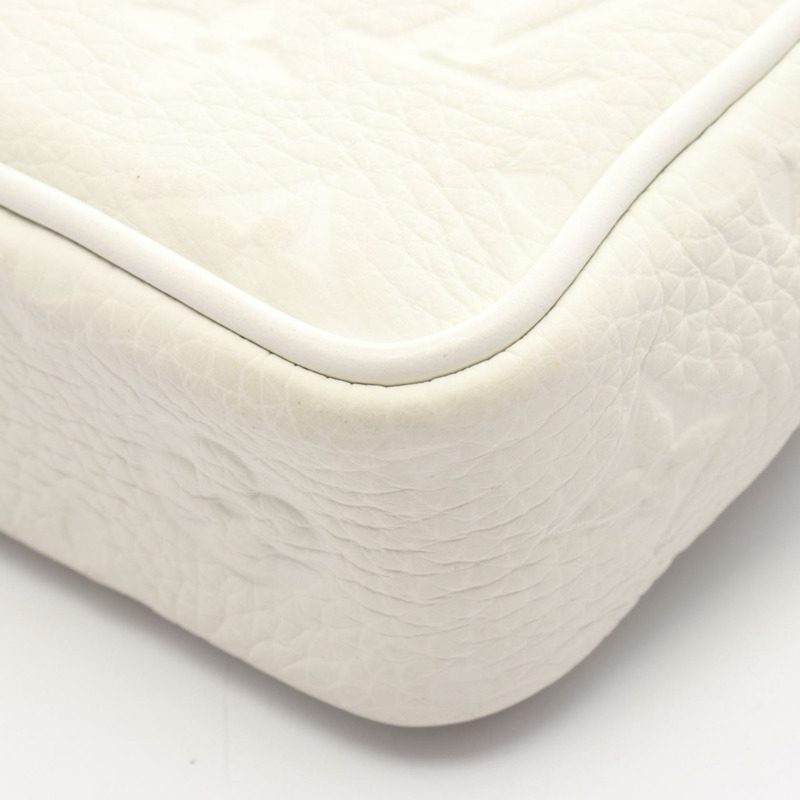 路易威登 Pico S-Lock 斜挎包 M83163 Taurillon 皮革 白色二手-7