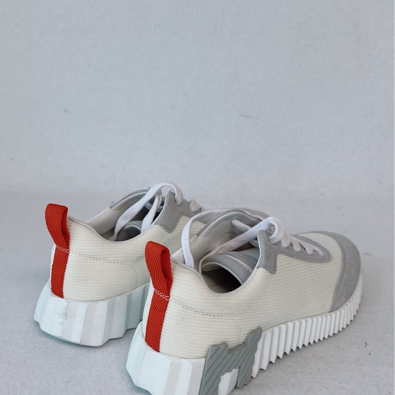 99❤愛馬仕/Hermes Bouncing 運動休閒小白鞋 尺碼35.5碼-2