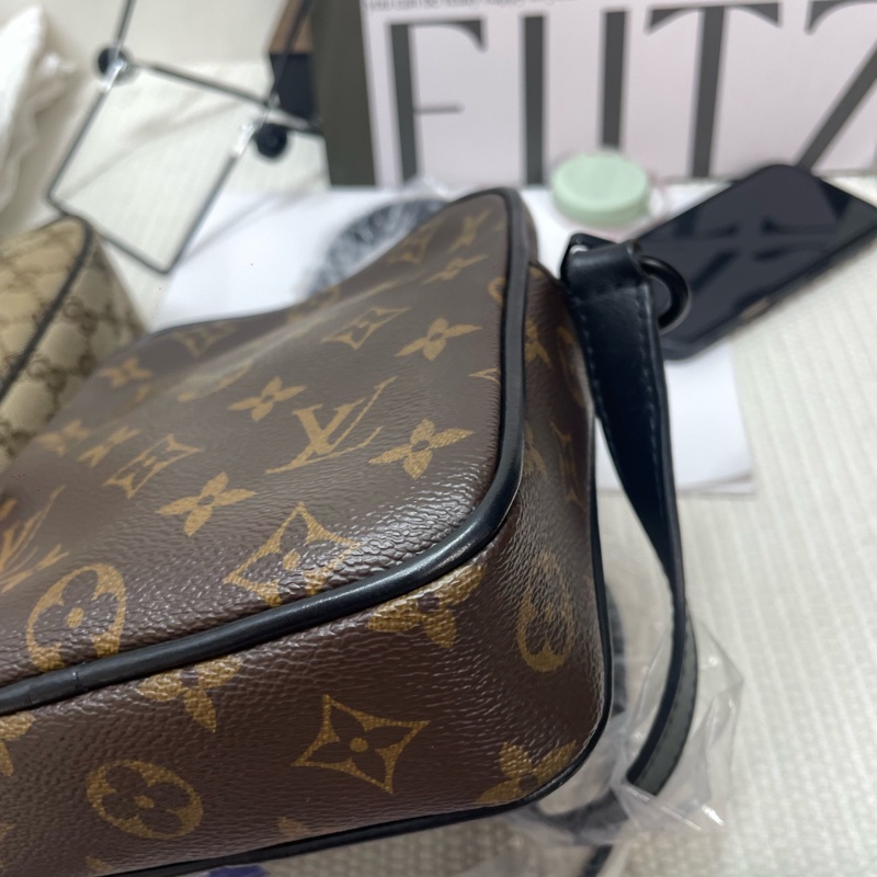 LV路易威登 Christopher老花相機包單肩斜挎包 附件:無-5