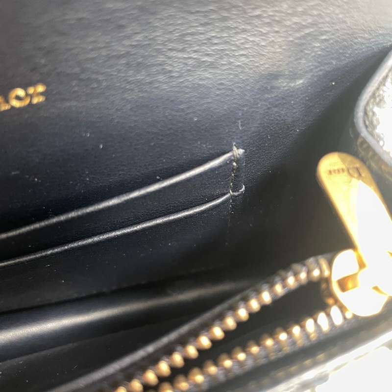 Dior迪奧 迪奧老花刺繡腰包 斜挎 藍色 Oblique 印花 尺寸:17 x 10 x 3.5cm-10