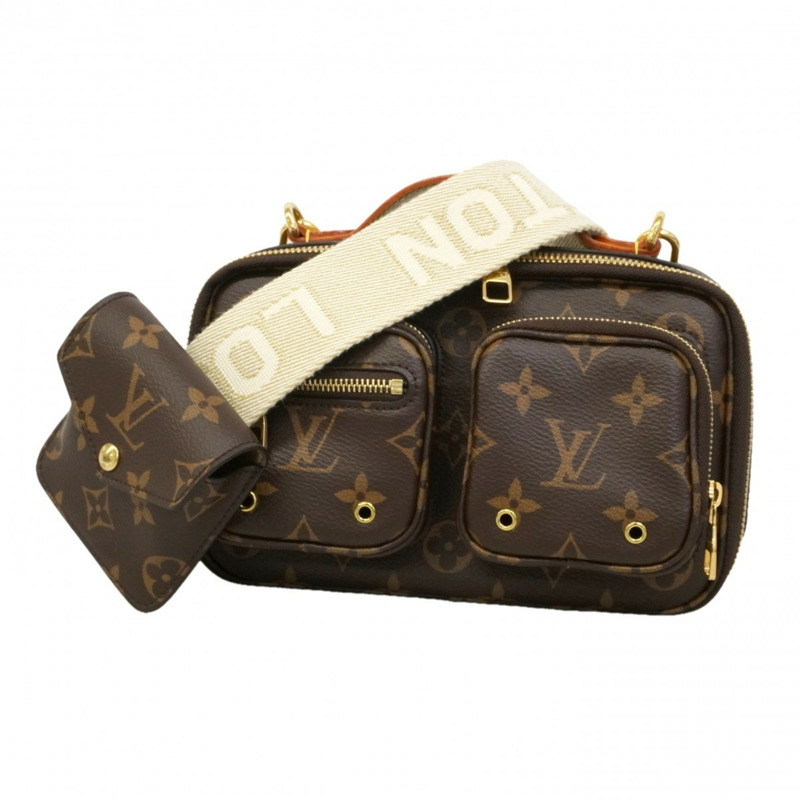 路易威登 Monogram Utility 斜挎手提包 M80446 棕色 兩用包 女士-0