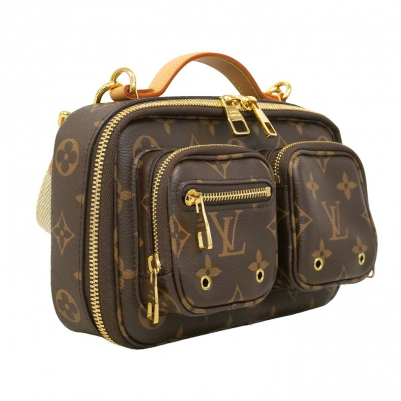 路易威登 Monogram Utility 斜挎手提包 M80446 棕色 兩用包 女士-1