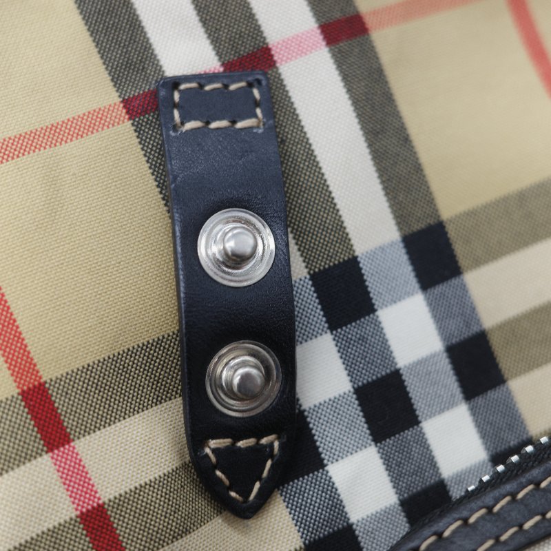 Burberry 巴寶莉 The Rucksack 風衣棕色 經典格紋 拼接尼龍 小型 後背包 雙肩包 電腦包-15