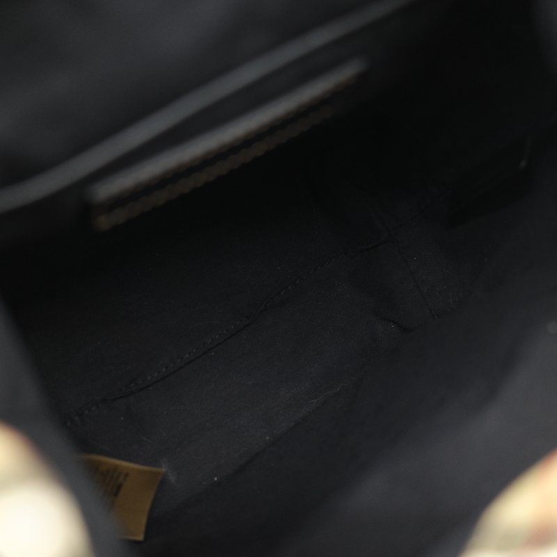 Burberry 巴寶莉 The Rucksack 風衣棕色 經典格紋 拼接尼龍 小型 後背包 雙肩包 電腦包-19