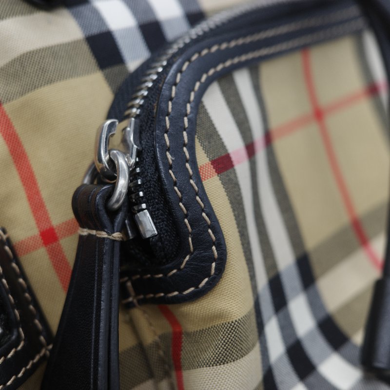 Burberry 巴寶莉 The Rucksack 風衣棕色 經典格紋 拼接尼龍 小型 後背包 雙肩包 電腦包-29
