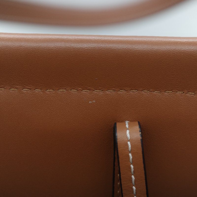 Loewe 羅威 Cushion 多色條紋毛氈 棕色牛皮 拼接大型托特包 手提包-20