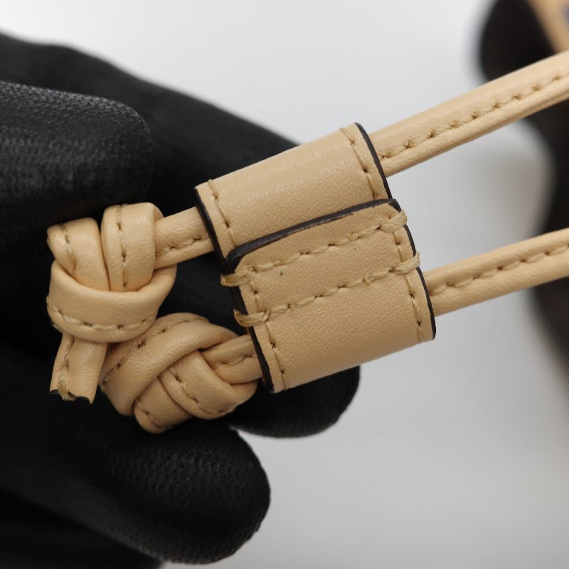 (超級新♥️)Fendi 芬迪 Bucket 經典 FF 花紋 芥末黃色牛皮 藍色 水桶包 斜挎包 單肩包-12