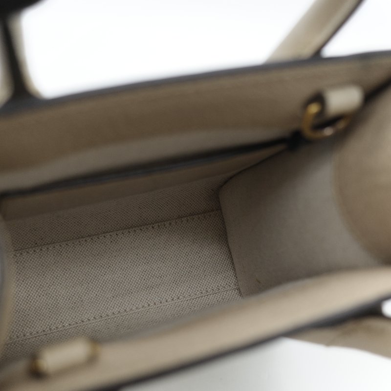 Gucci 古馳 燕麥色 經典花紋 奶灰色 GG Logo 琴譜包 迷你型 手提包 斜挎包 兩用包-18