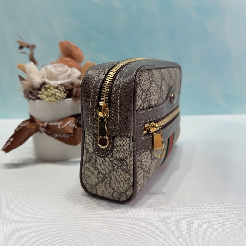 GUCCI Ophidia GG老花帆布腰包-3
