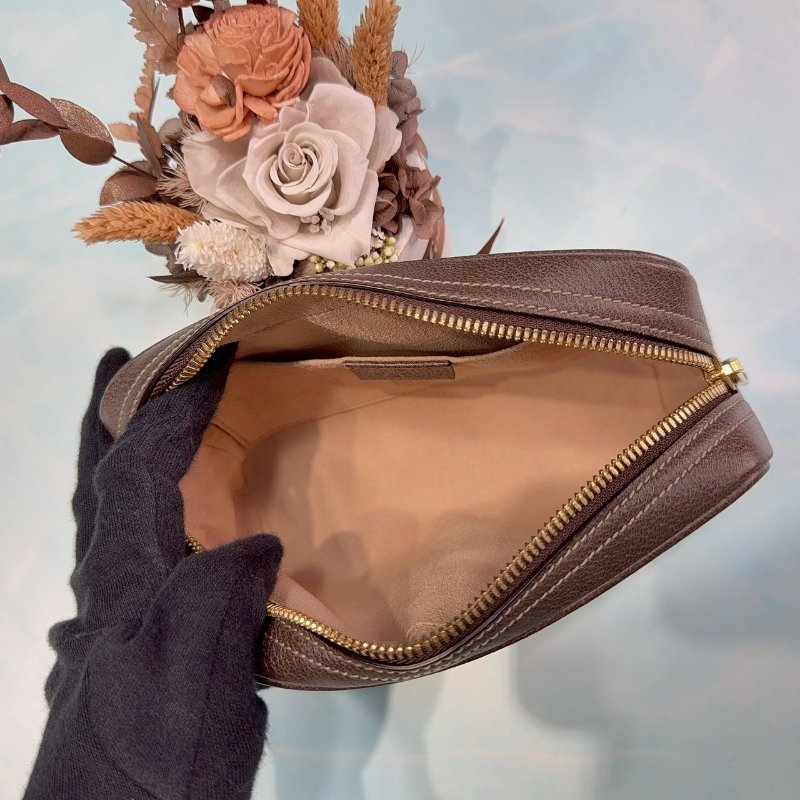 GUCCI Ophidia GG老花帆布腰包-4