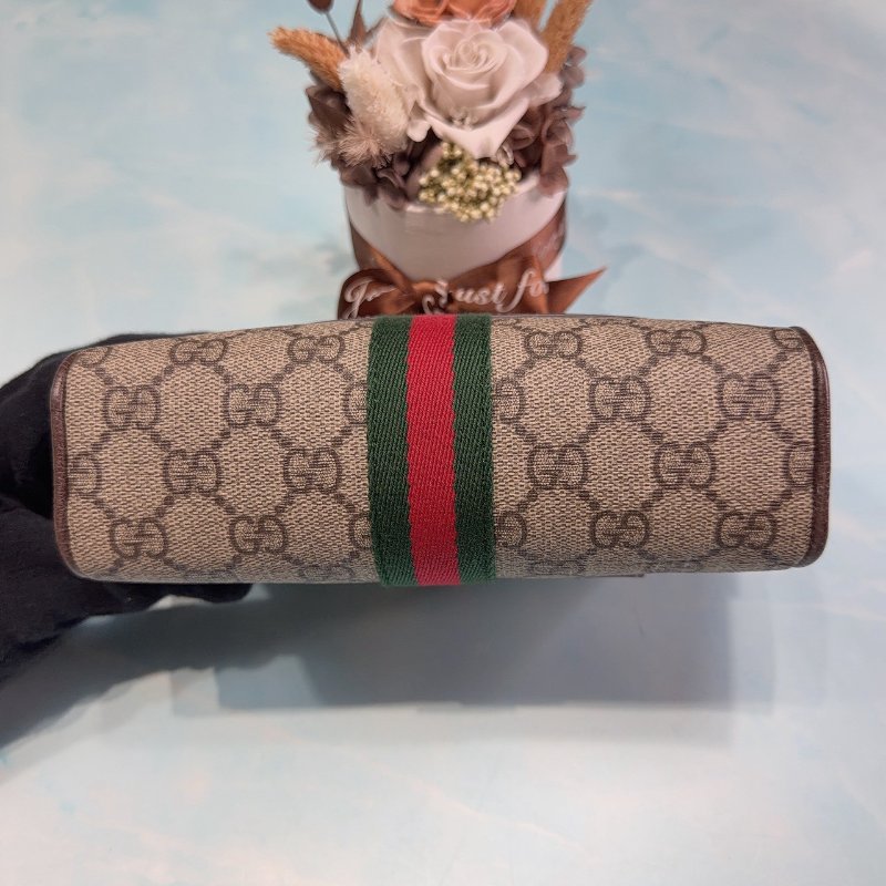GUCCI Ophidia GG老花帆布腰包-5