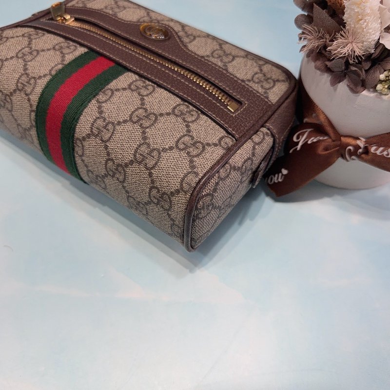 GUCCI Ophidia GG老花帆布腰包-6
