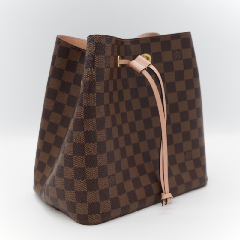 Louis Vuitton 路易威登 NeoOne 棋盤格 棕色 水桶包 斜挎包-2