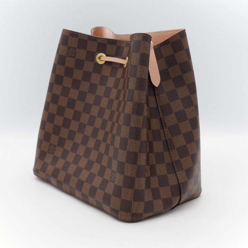 Louis Vuitton 路易威登 NeoOne 棋盤格 棕色 水桶包 斜挎包-3