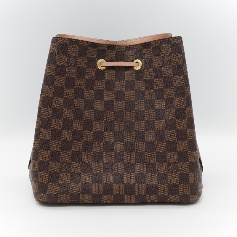 Louis Vuitton 路易威登 NeoOne 棋盤格 棕色 水桶包 斜挎包-4