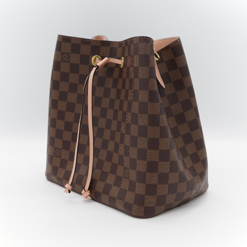 Louis Vuitton 路易威登 NeoOne 棋盤格 棕色 水桶包 斜挎包-6