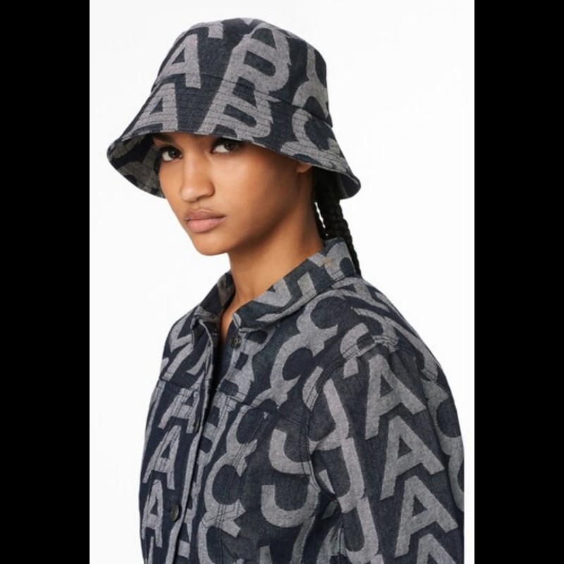 MJ Marc Jacobs Monogram 專櫃款 滿版牛仔漁夫帽 M/L  中性款（不可議）-1